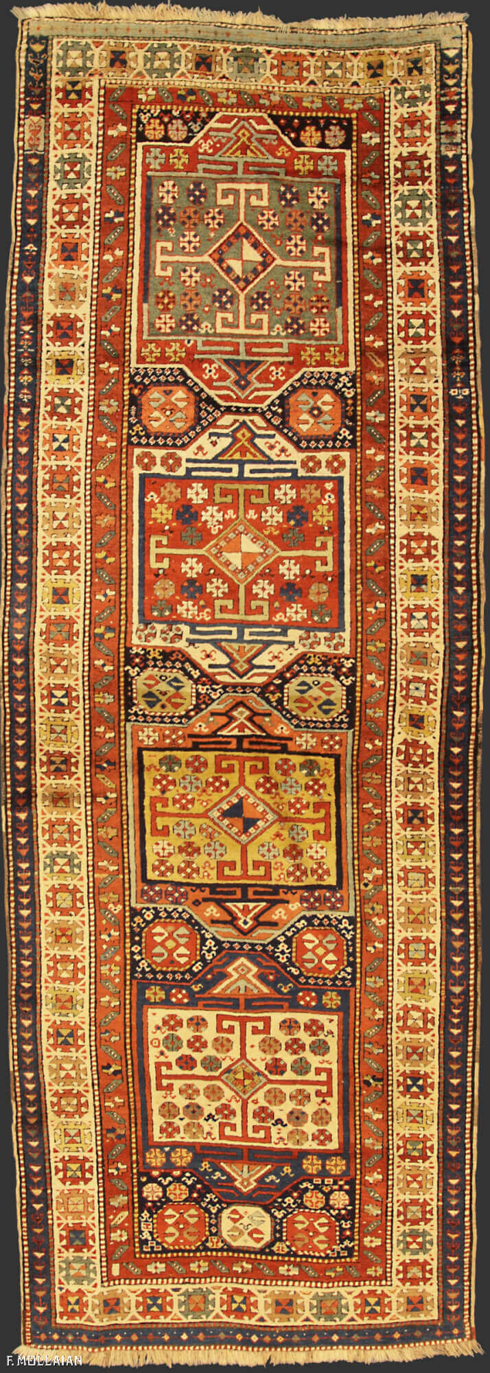 Antique Caucasian Shirvan Rug n°:51636092